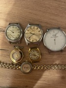 Zestaw zegarków Zaria, Poljot i inne
