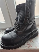 KULTOWE WYSOKIE GLANY STEEL-NOSE 067 CZARNY 39