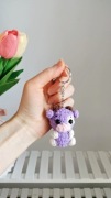 Krówka na szydełku, zawieszka, brelok handmade 