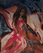 Obraz olejny na płótnie 50 40 abstrakcja