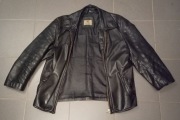 Stara KURTKA SKÓRZANA "koncertowa" 100% naturalna skóra, rozm. M/L