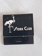 Unikatowe zapałki kolekcjonerskie Stork Club central park New York . 