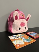 Plecaczek dla przedszkolaka 18|23cm. Do tego kolorowanka i 12 kredek.