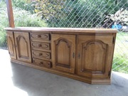 piękna komoda dębowa flandren  stan bdb