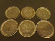 Wieczka Weck, pokrywki Weck, Wieczka słoików Weck, PRL, Łużyce, Wymiarki