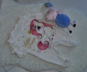 **Pajacyk jednorożec jak nowy 62 68