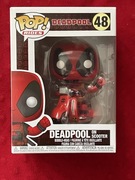 Funko pop Deadpool na skuterze