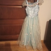 Sukienka księżniczka Elza Śnieżka bal choinka 