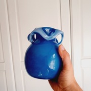 Wazon WOŁOMIN Tadeusz Szymański Szkło PRL