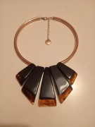 Marc Cain naszyjnik choker vintage art-deco styl