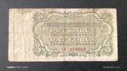 Stary banknot Czechosłowacja 5 koron 1961 rok Czechy Słowacja 