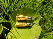 kolczyki chwost żółty