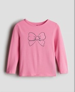 Dżersejowy top z nadrukiem, 122/128 H&M