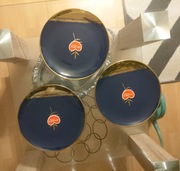 Talerzyki porcelanowe -3szt.FLORINA.