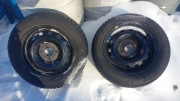 Felgi stalowe 14" 4x108 z oponami Kumho 