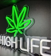 Neon na ścianę do pokoju