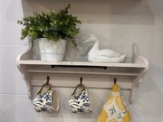 Wieszak w stylu retro ręcznie wykonany -sklejka 