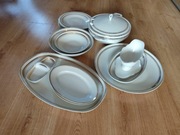 Serwis obiadowy Chodzież Złota seria 46sztuk.