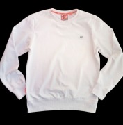 Superdry oryginalna biała bluza męska rozm. L
