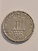 201. Moneta Grecja 20 drachm 1982 rok