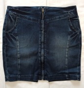 Jeansowa spódnica mini House M, obcisła