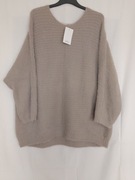Nowy puszysty sweter oversize roz 48/50