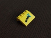 Lego element 2513pb08 do zestawu 2140 z serii System Town lata 90 ANWB