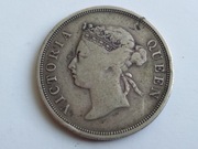 STRAITS SETTLEMENTS, 50 CENTÓW 1888  b. rzadka