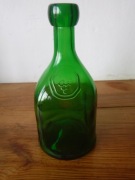 Butelka z motywem plastru miodu bardzo grube szkło zobacz