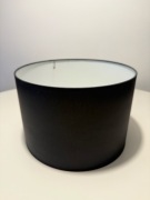 Abażur TK Lighting 30cm Czarny Walec (Stan bardzo dobry)