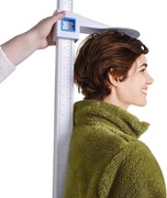 Przenośny stadiometr medyczny do pomiaru wysok. pręta 82 cali/210 cm (bia