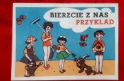 kolorowanka z PRL Bierzcie z nas przykład 