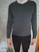 Męski szary sweter Wall Street M kod545