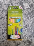 Zestaw szkolny kredki mazaki linijki zakreślacze temperówka