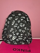 Plecak ST.RIGHT czarny srebrne diamenty 