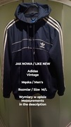 Adidas  Vintage  Męska bluza sportowa z kapturem, Rozmiar M/L