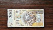 Banknot 200 zł AA000 