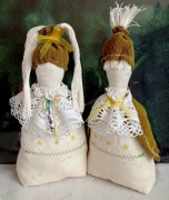 Lalka szmacianka handmade - Para - Jaśmin i Jaśmina