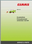 Katalog części kombajn claas Mega 350 typ 835