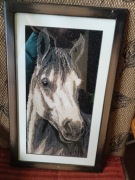 Piękny obraz ręcznie haftowany