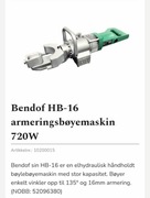 Giętarka do prętów zbrojeniowych 