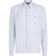 TOMMY HILFIGER Linen Essential Stripe Shirt 100% len koszula lniana L