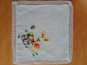 Serwetka do koszyka wielkanocnego 22x22 cm