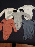 Body niemowlęce z długim rękawem 92 5szt Cool Club