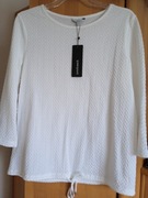 Biała bluzeczka z rękawkami 3/4