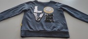 bluza dziewczęca granatowa Cool Club Minionki cekiny 134