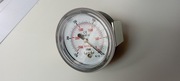 Manometr tarczowy 63 mm – zakres 0–2500 mbar   -2500 do 0 mmHg
