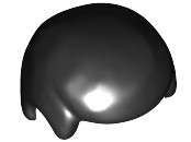 LEGO 3901 włosy czarne krótkie