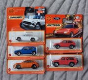 Matchbox VW Golf Porsche Macan Mercedes 230 Ford Fiesta Nissan Pathfinder