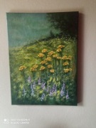 Obraz olejny kwiaty polne 30/40